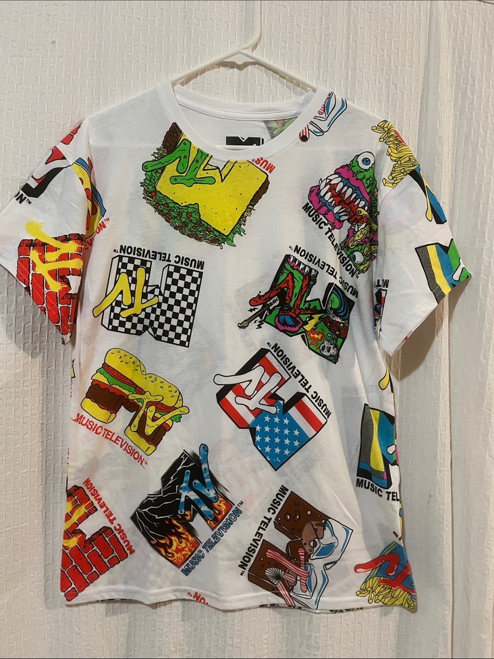 NWOT MTV T-SHIRT Men’s Unisex Women’s - Viacom International Inc. - Cotton Blend